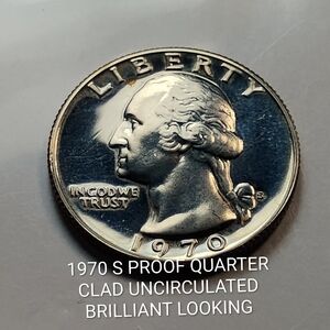 1970 S Proof Quarter - Silver